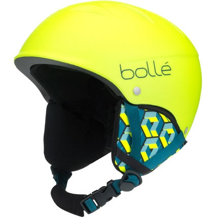 Bolle - B-Free 49-53cm Soft Neon Yellow Blocks Snow Helmet