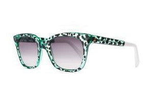 Guess GU3034 Turquoise Sunglasses / Gradient Brown Lenses