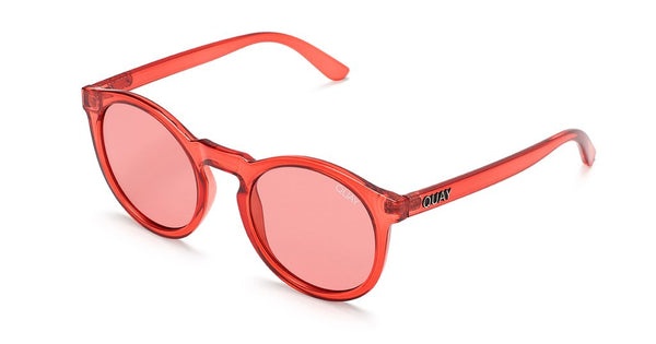 Quay - Kosha Comeback Red Sunglasses / Red Lenses