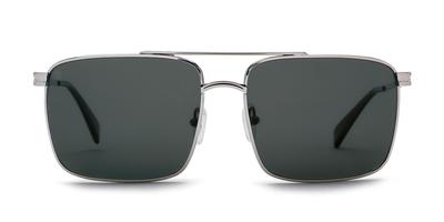 Nike Achieve Matte Black / Volt Sunglasses, Grey Silver Flash Lenses