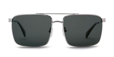 Knockaround Fort Knocks Frosted Grey Sunglasses, Polarized Green Moonshine Lenses