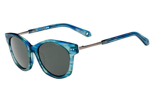 Spy Mulholland Blue Smoke Sunglasses, Happy Grey Green Lenses