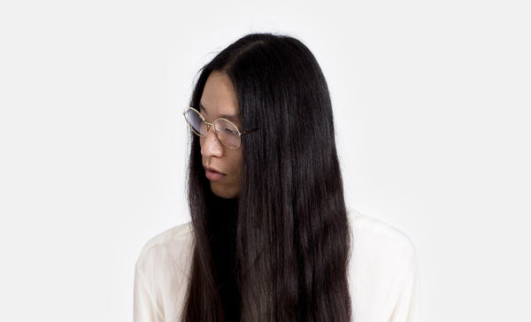 Super - Numero 33 Oro White Gold Eyeglasses / Demo Lenses