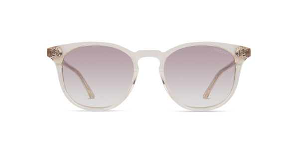 Komono - Beaumont  Nude Sunglasses / Gradient Purple Mirror Polarized Lenses