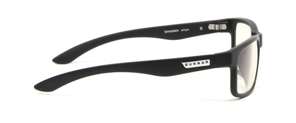 Gunnar Enigma Onyx Eyeglasses / Liquet Blue Light Lenses