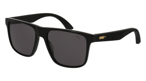 Puma - PU0104S Black Sunglasses / Smoke Lenses