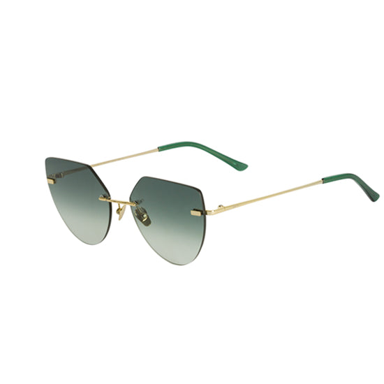 Spektre - Miller Gold Sunglasses / Gradient Green Lenses