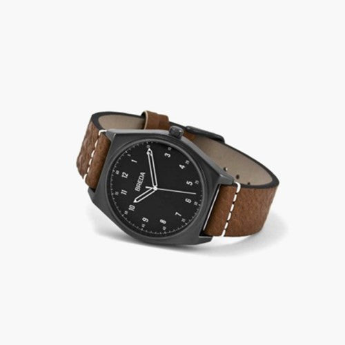 Breda - Shepherd Gunmetal / Brown Watch