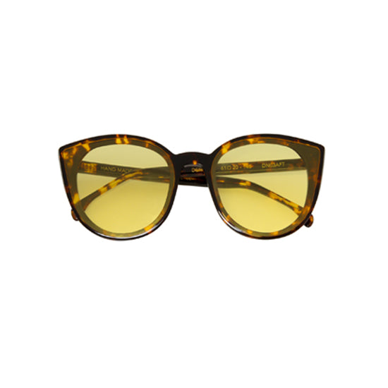 Spektre - Denora Havana Sunglasses / Yellow Lenses
