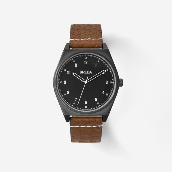 Breda - Shepherd Gunmetal / Brown Watch