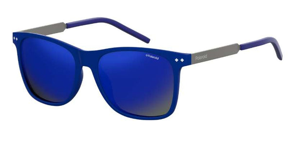 Polaroid - PLD 1028/S Blue Sunglasses / Blue Mirrored Polarized Lenses