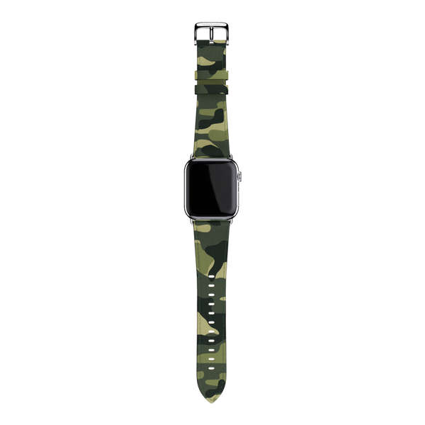 Wildflower - Green Camo Apple 38-40mm Watch Band