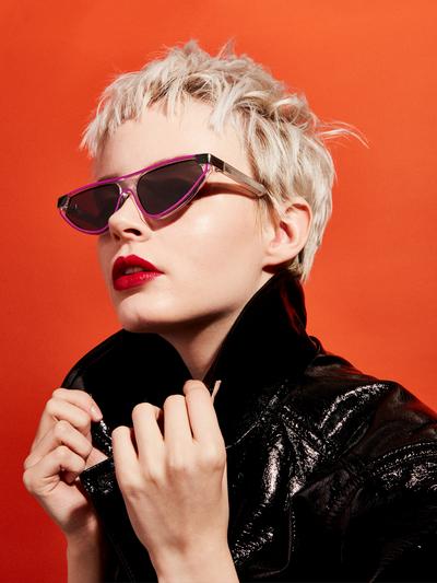 Spitfire - Snap Purple Sunglasses / Blue Mirror Lenses
