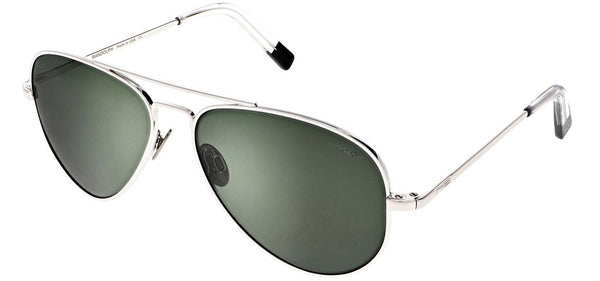 Randolph - Concorde 57m 23K White Gold Skull Temple Sunglasses / SkyTec Polarized AGX Lenses