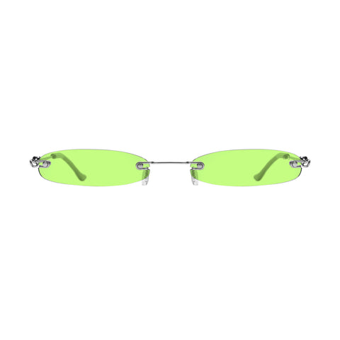 Christianah Jones - Shady 2.0 Lime Sunglasses / Lime Lenses
