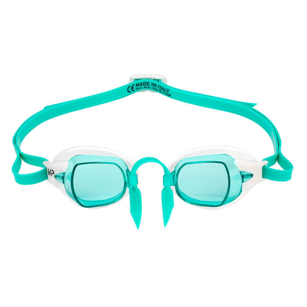 MP Michael Phelps - Chronos Green White Swim Goggles / Green Lenses