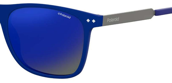 Polaroid - PLD 1028/S Blue Sunglasses / Blue Mirrored Polarized Lenses