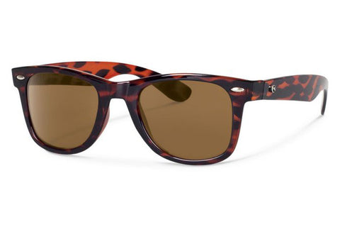 Forecast - Ziggie Tortoise Sunglasses, Brown Polarized Lenses