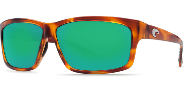 Costa - Cut Honey Tortoise Sunglasses / Green Polarized Plastic Lenses