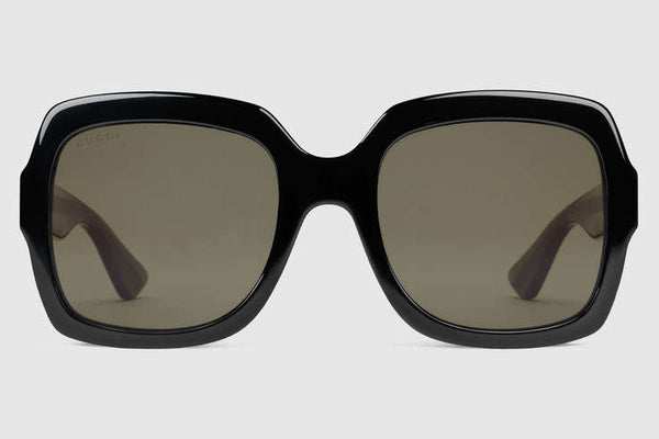 Gucci - GG0036S Black Sunglasses, Brown Lenses