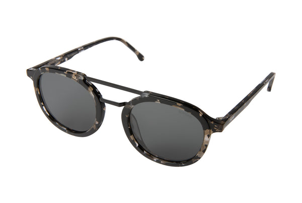 Komono - The Gilles Clear Demi Sunglasses / Black Smoke Lenses