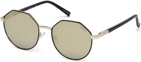 Jimmy Choo Jade S Black Palladium Sunglasses / Violet Silver Mirror Lenses