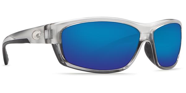 Costa - Saltbreak Silver Sunglasses / Blue Mirror Polarized Glass Lenses