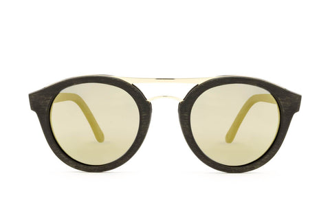 Quay Here We Are Gold Sunglasses / Rose Lenses
