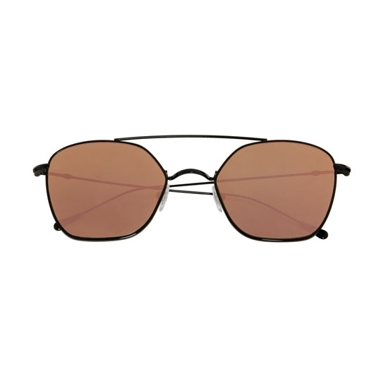 Spektre - Dolce Vita Black Sunglasses / Rose Gold Mirror Lenses