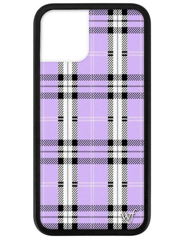 Wildflower - Lavender Plaid iPhone 11 Pro Phone Case