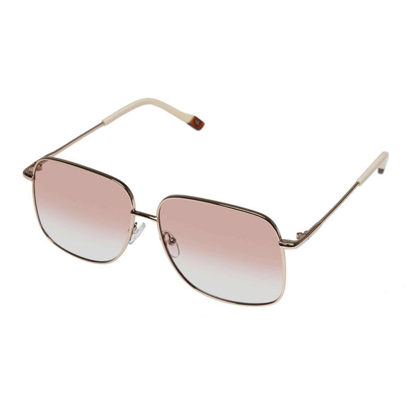 Le Specs - Equilibrium 58mm Gold Sunglasses / Tan Gradient Lenses