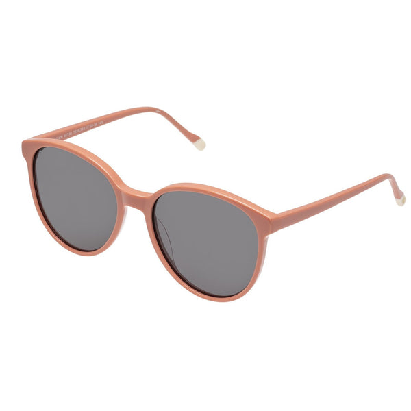 Le Specs - Elan Vital 58mm Coral Sunglasses / Khaki Mono Lenses