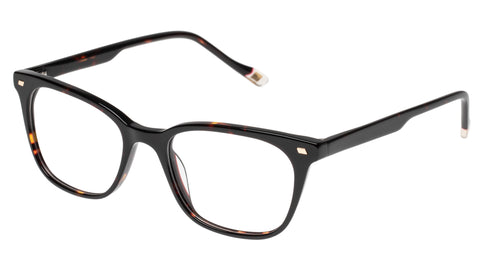 Super America Black Horn Eyeglasses / Demo Lenses
