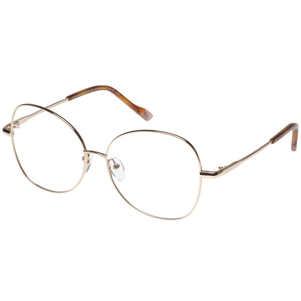 Le Specs - Grand Entrance 56mm Rose Gold Eyeglasses / Demo Lenses