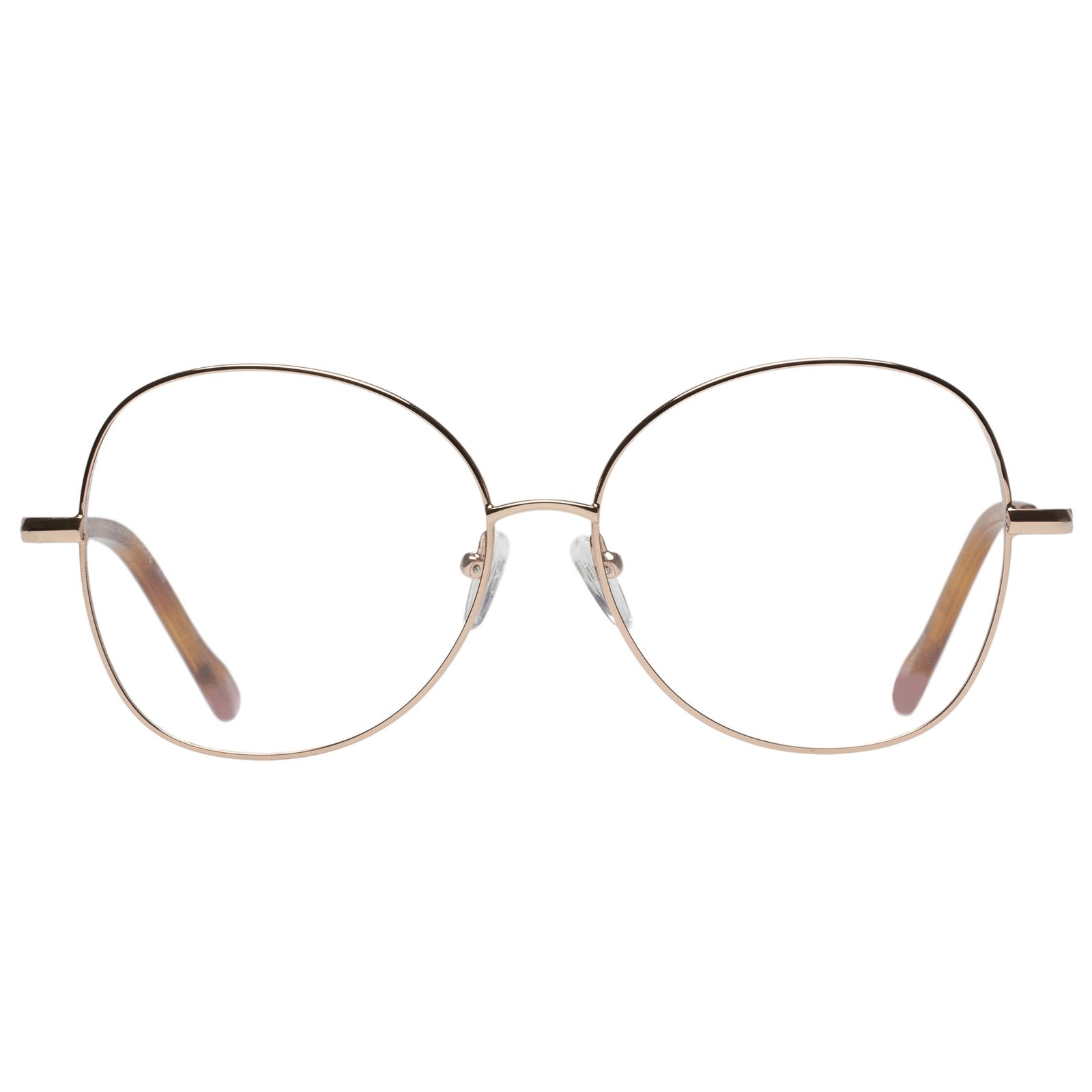 Le Specs - Grand Entrance 56mm Rose Gold Eyeglasses / Demo Lenses