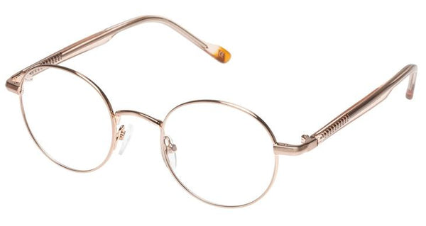 Le Specs - Spotlight Brushed Rose Gold Eyeglasses / Demo Lenses