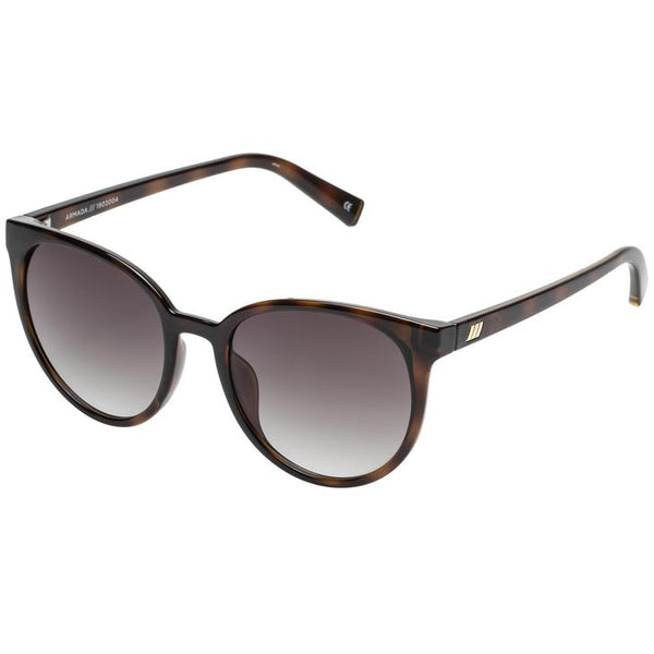 Le Specs Armada Tortoise Sunglasses / Khaki Gradient Lenses