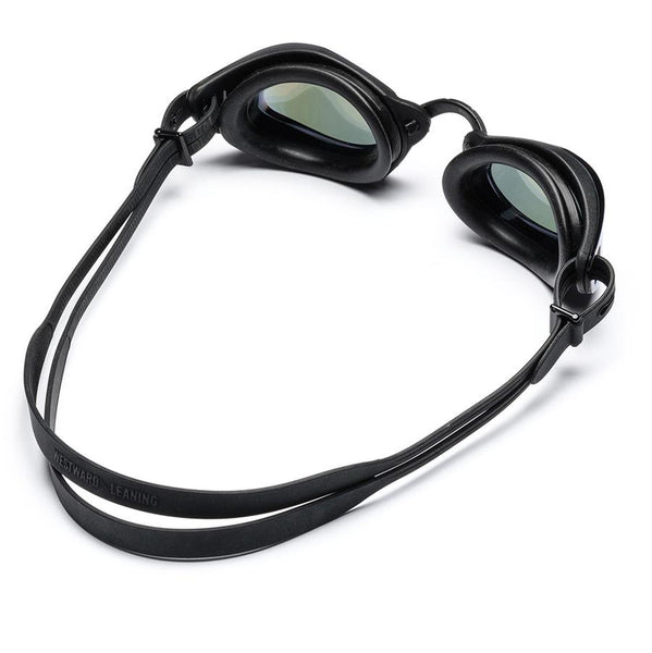 Westward Leaning - Dive 01 Matte Black Swim Goggles / Rose Gold Mirror Lenses