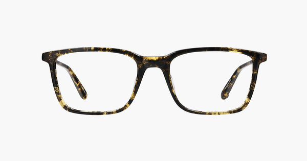 Garrett Leight - Marco Black Amber Eyeglasses / Demo Lenses