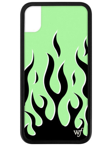 Wildflower - Neon Flames iPhone XR Case