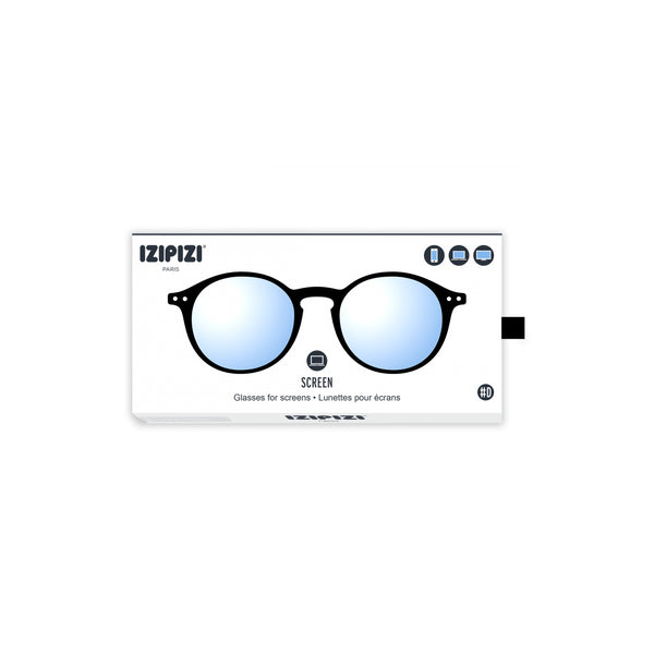 Izipizi - #D Black Eyeglasses / Screen Blue Light Clear Lenses