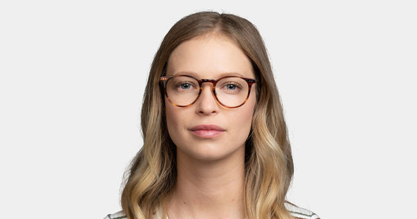 Garrett Leight - Ocean Brandy Tortoise Brushed Gold Eyeglasses / Demo Lenses