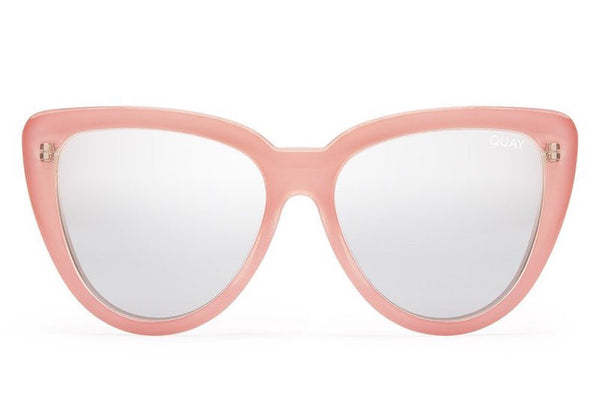 Quay Stray Cat Peach / Silver Sunglasses