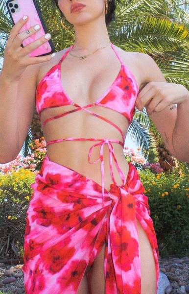 Wildflower - Pink Flames XR Phone Case