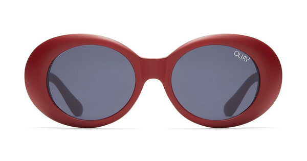 Quay - Frivolous Red Sunglasses / Smoke Lenses