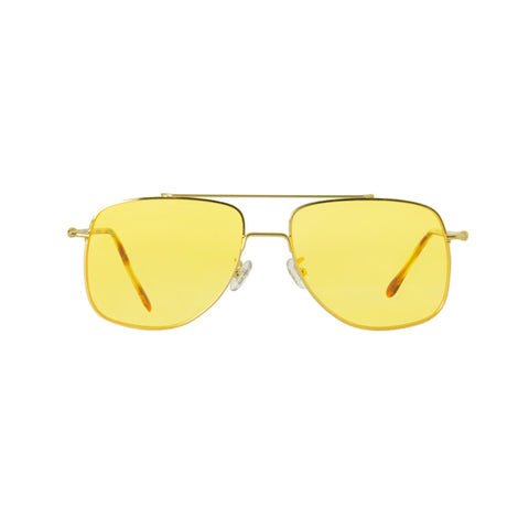 Spektre - Maranello Gold Sunglasses / Acetate + Yellow Lenses