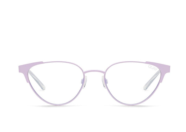 Quay Song Bird Lilac Eyeglasses / Clear Blue Light Lenses