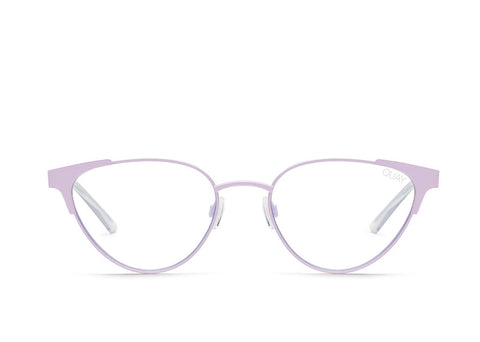 Quay Song Bird Lilac Eyeglasses / Clear Blue Light Lenses