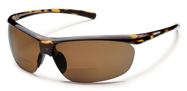 Suncloud - Zephyr +1.50 Tortoise Sunglasses, Brown Polarized Lenses