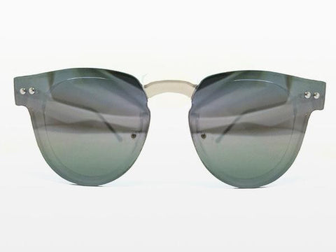 Spitfire Sharper Edge 2 Clear Sunglasses, Silver Mirror Lenses